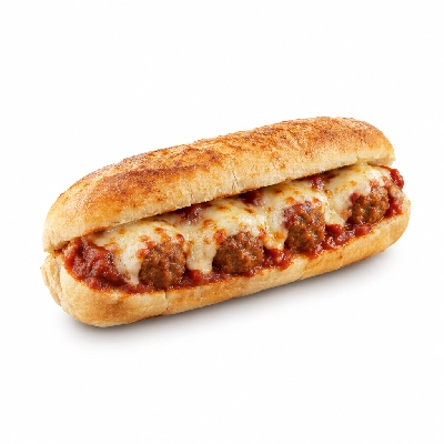 Lennys Grill & Subs Grilled Sandwiches 15 Inch Meatball White