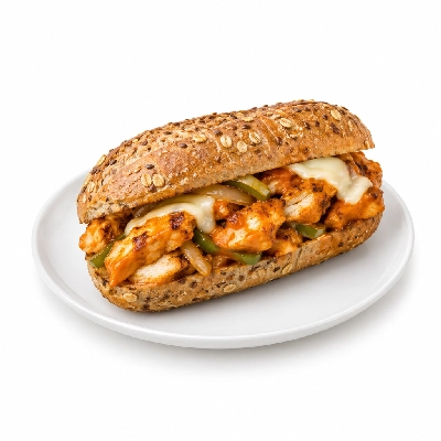 Lennys Grill & Subs Grilled Sandwiches 5 Inch Buffalo Chicken Philly Multigrain