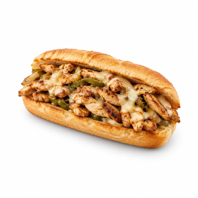 Lennys Grill & Subs Grilled Sandwiches 5 Inch Chicken Philly Extra Meat