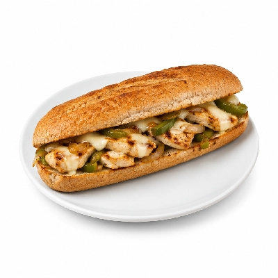 Lennys Grill & Subs Grilled Sandwiches 5 Inch Chicken Philly Wheat