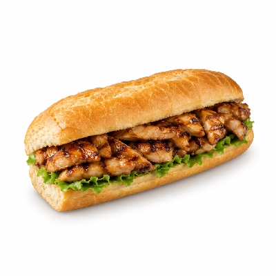 Lennys Grill & Subs Grilled Sandwiches 5 Inch Chicken Teriyaki Philly Extra Meat