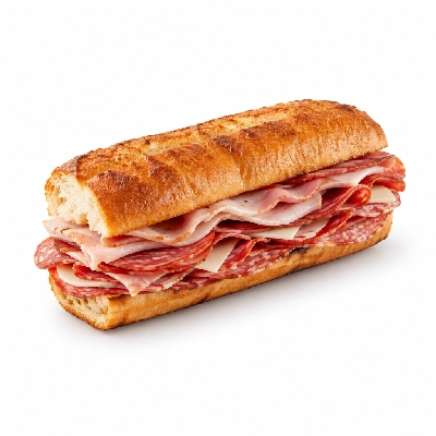 Lennys Grill & Subs Grilled Sandwiches 5 Inch Hot Italian Extra Meat