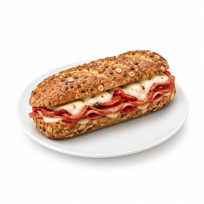 Lennys Grill & Subs Grilled Sandwiches 5 Inch Hot Italian Multigrain
