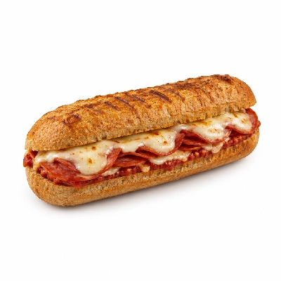 Lennys Grill & Subs Grilled Sandwiches 5 Inch Hot Italian Wheat