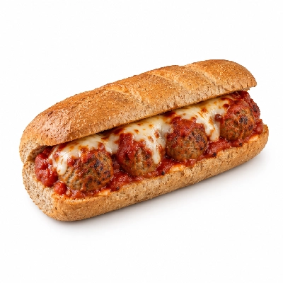 Lennys Grill & Subs Grilled Sandwiches 5 Inch Meatball Wheat