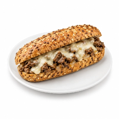 Lennys Grill & Subs Grilled Sandwiches 5 Inch Philly Cheesesteak Multigrain