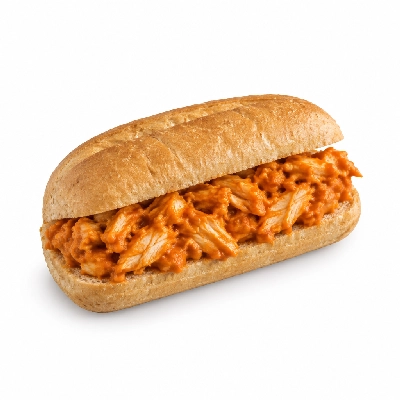 Lennys Grill & Subs Grilled Sandwiches 7.5 Inch Buffalo Chicken Philly Wheat