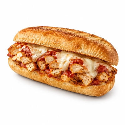 Lennys Grill & Subs Grilled Sandwiches 7.5 Inch Chicken Parm Philly Extra Meat