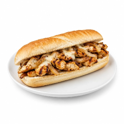 Lennys Grill & Subs Grilled Sandwiches 7.5 Inch Chicken Philly White