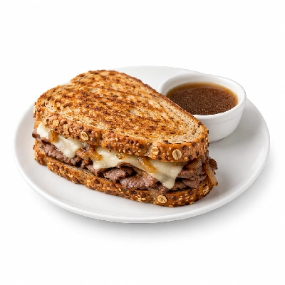 Lennys Grill & Subs Grilled Sandwiches 7.5 Inch French Dip Multigrain