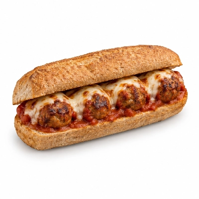 Lennys Grill & Subs Grilled Sandwiches 7.5 Inch Meatball Wheat