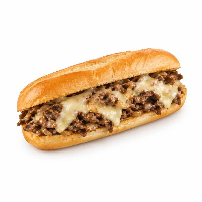 Lennys Grill & Subs Grilled Sandwiches 7.5 Inch Philly Cheesesteak Extra Meat