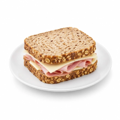 Lennys Grill & Subs Kid's Sandwiches Ham & Cheese Multigrain