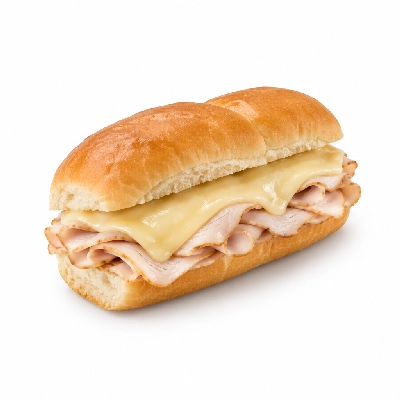 Lennys Grill & Subs Kid's Sandwiches Turkey & Cheese Extra Meat