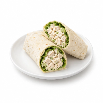Lennys Grill & Subs Wraps Chicken Salad Extra Meat