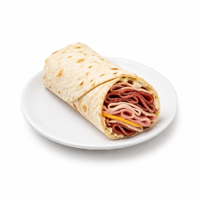 Lennys Grill & Subs Wraps Deluxe Club Extra Meat