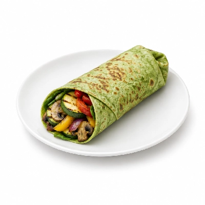 Lennys Grill & Subs Wraps Veggie Philly Spinach