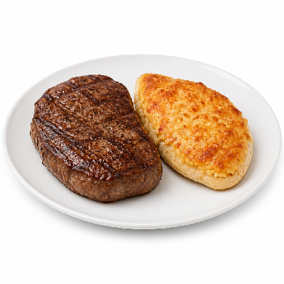 LongHorn Steakhouse Dinner Entrees Signature Steak Pairings Renegade Sirloin 6 Oz. with Parmesan Crusted Chicken