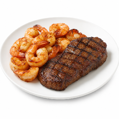LongHorn Steakhouse Dinner Entrees Signature Steak Pairings Renegade Sirloin 6 Oz. with Redrock Grilled Shrimp