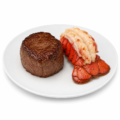 LongHorn Steakhouse Dinner Entrees Steaks Flo's Filet 6 Oz. with Lobster Tail