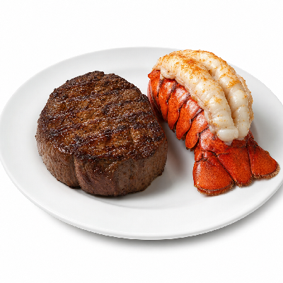 LongHorn Steakhouse Dinner Entrees Steaks Flo's Filet & Lobster Tail 6 Oz.