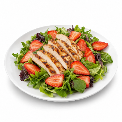 LongHorn Steakhouse Grilled Chicken & Strawberry Salad No Vinaigrette