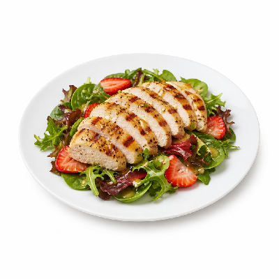 LongHorn Steakhouse Lunch Entrees Steakhouse Salads Grilled Chicken & Strawberry with Vinaigrette
