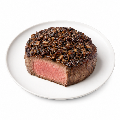 LongHorn Steakhouse Menu Specials Chef's Showcase Shiitake Mushroom-Crusted Filet 6 Oz.