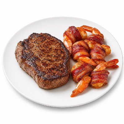 LongHorn Steakhouse Menu Specials Great Steak Pairings Renegade Sirloin & Bacon-Wrapped Shrimp 6oz