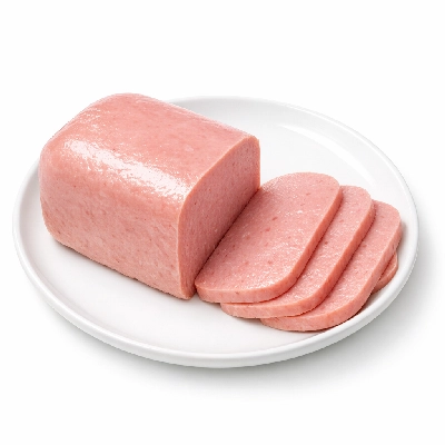 Luncheon meat pork canned