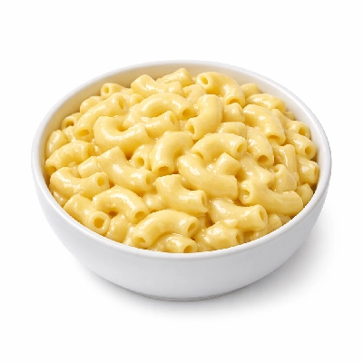 Macaroni or noodles with cheese made from reduced fat packaged mix unprepared