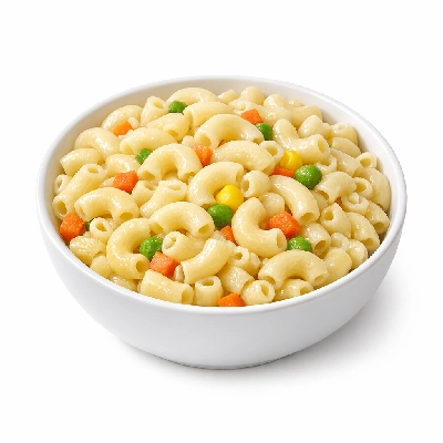 Macaroni vegetable cooked enriched