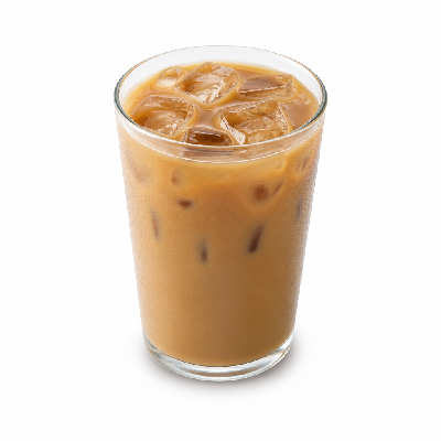 Manhattan Bagel 2% Milk Iced Americano
