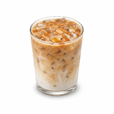 Manhattan Bagel 2% Milk Iced Caramel Macchiato