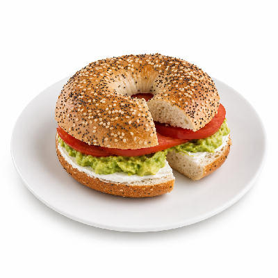 Manhattan Bagel Everything California Bagel
