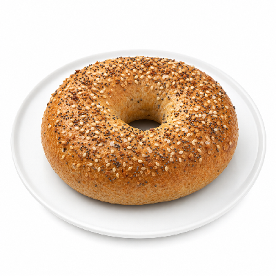 Manhattan Bagel Honey Whole Wheat Everything Bagel