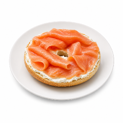 Manhattan Bagel Nova Lox and Cream Cheese Bagel