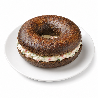 Manhattan Bagel Pumpernickel California Bagel