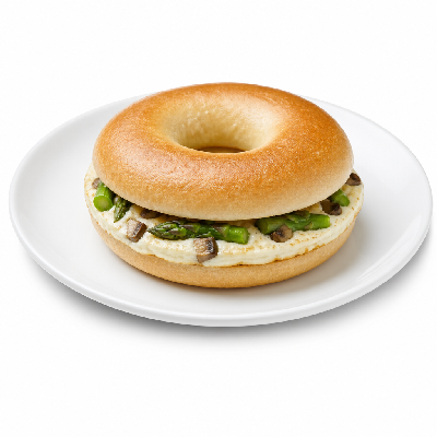 Manhattan Bagel Thintastic Asparagus & Mushroom Egg White