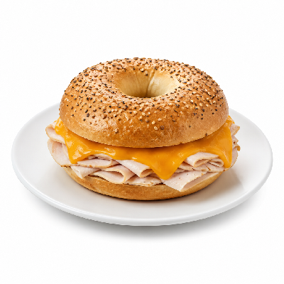 Manhattan Bagel Turkey & Cheddar