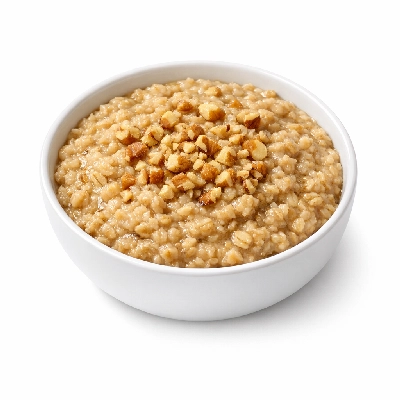Maple Oatmeal with Walnuts
