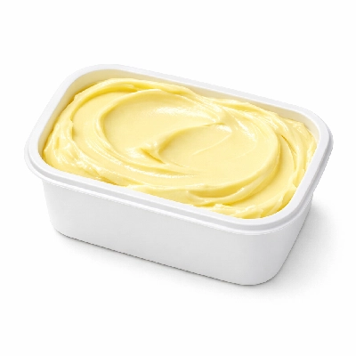 Margarine-like spread stick or tub sweetened