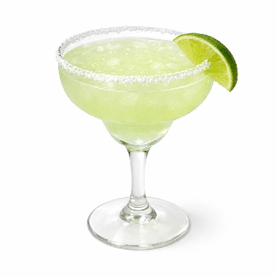 Margarita with Lime Garnish