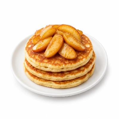 Marie Callender's Breakfast Pancakes with Apple Topping