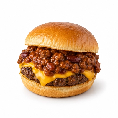 Marie Callender's Knife & Fork Chili Burger