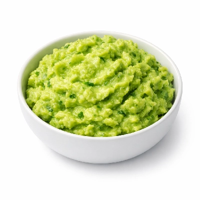 Mashed avocado with herbs