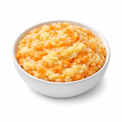 Mashed carrots and turnips