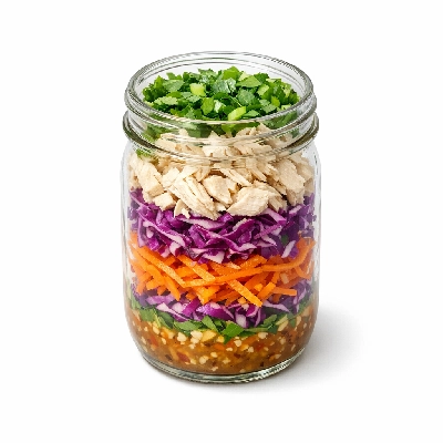 Mason Jar Asian Chicken Salad