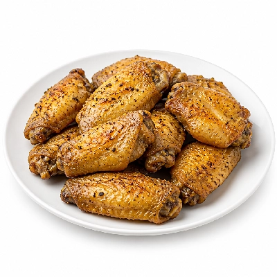 Mazzio's Pizza 10 Piece Lemon Pepper Wings Traditional