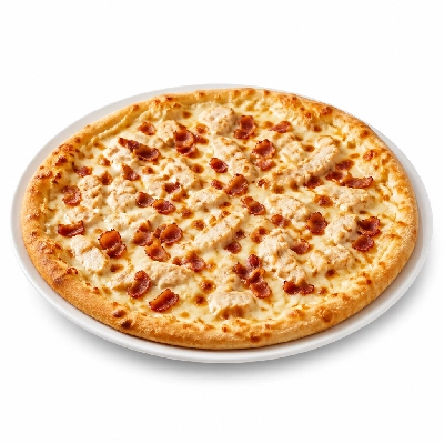Mazzio's Pizza Chicken Bacon Alfredo Pizza 12 Inch Original